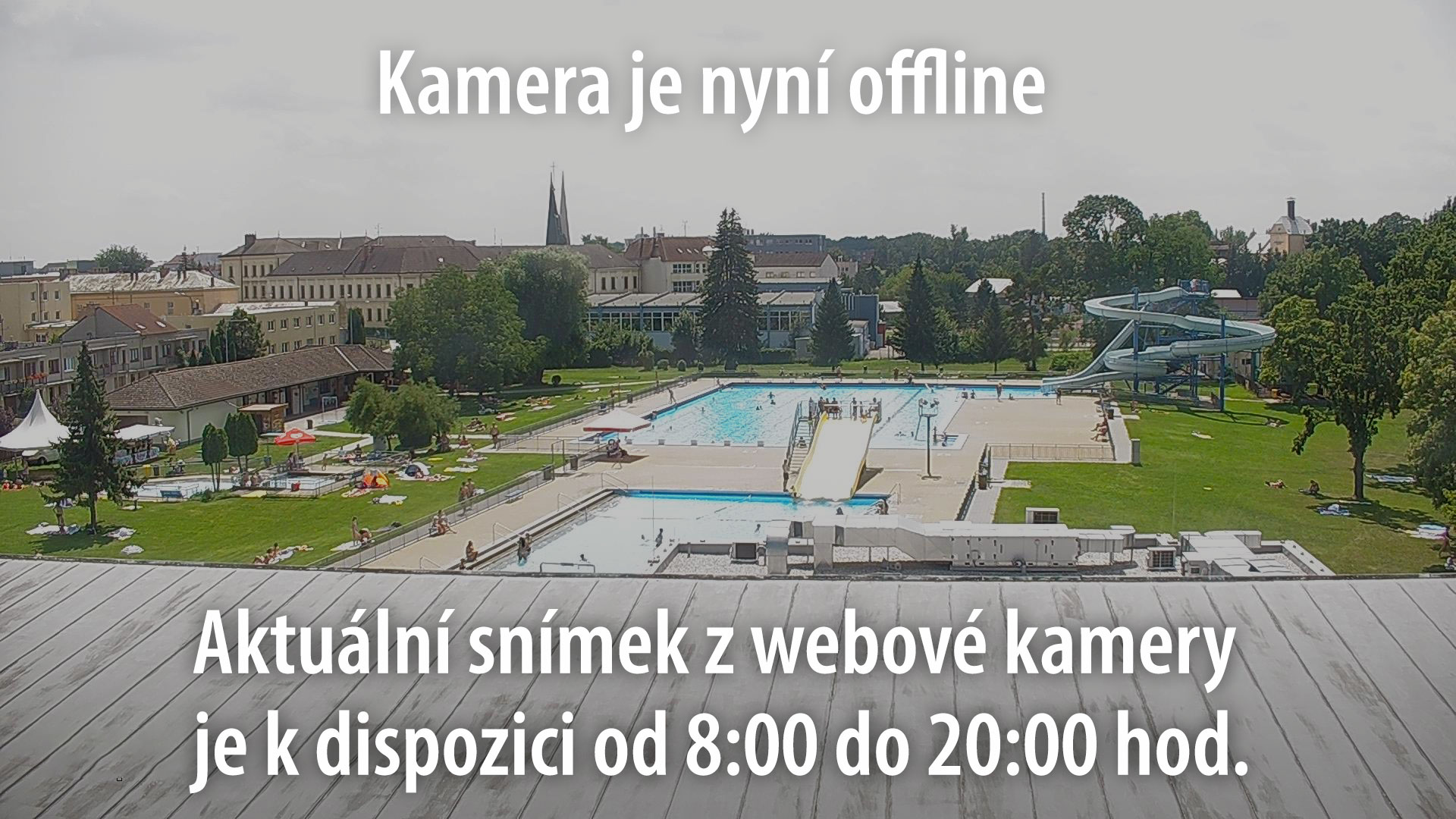 Letní koupaliště Břeclav - webkamera